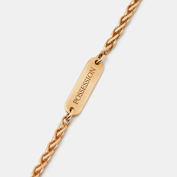 PIAGET Possession Malachite Diamond 18k Rose Gold Necklace - Picture 6 of 7